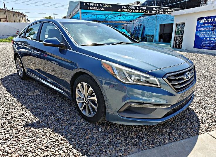 HYUNDAI SONATA SPORT 2015 AZUL | Rosas Automotriz