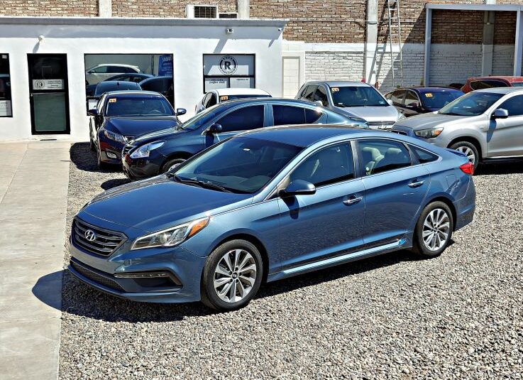 HYUNDAI SONATA SPORT 2015 AZUL