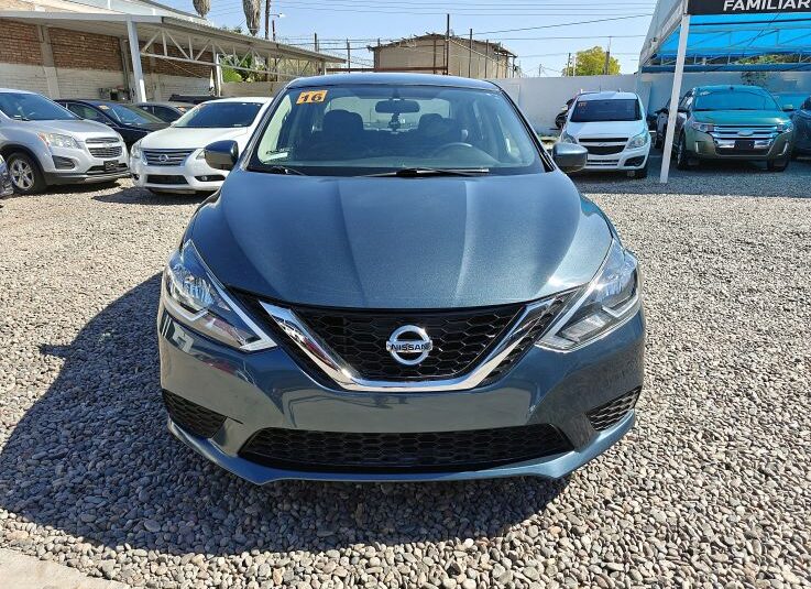 NISSAN SENTRA SV 2016 AZUL