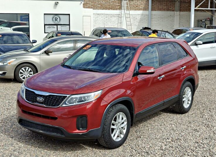 KIA SORENTO LX 2014 ROJA