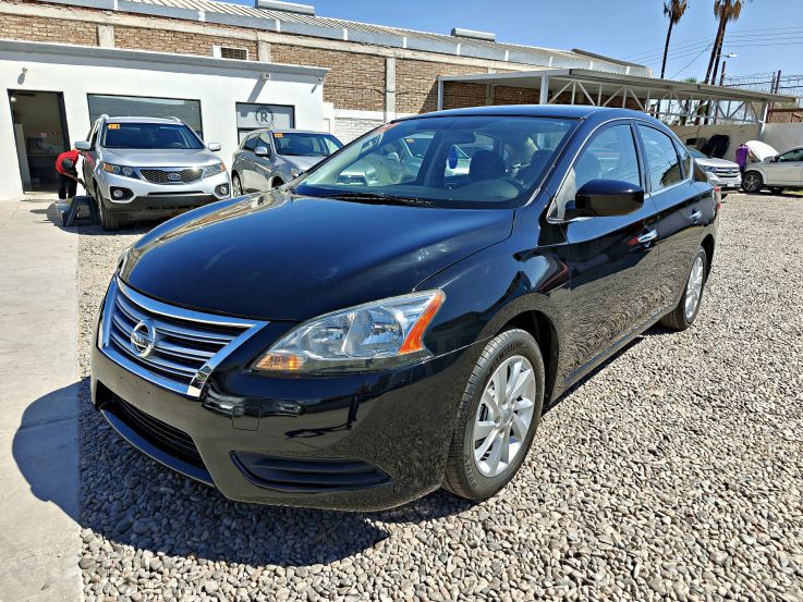 NISSAN SENTRA SV 2015 NEGRO