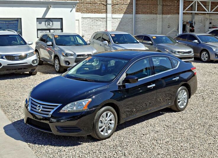NISSAN SENTRA SV 2015 NEGRO
