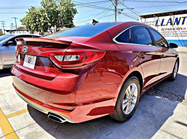 HYUNDAI SONATA SE 2015 ROJO