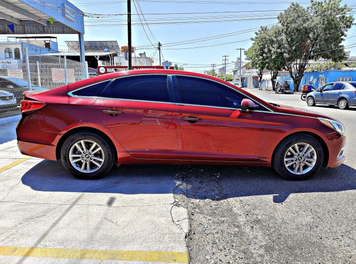 HYUNDAI SONATA SE 2015 ROJO