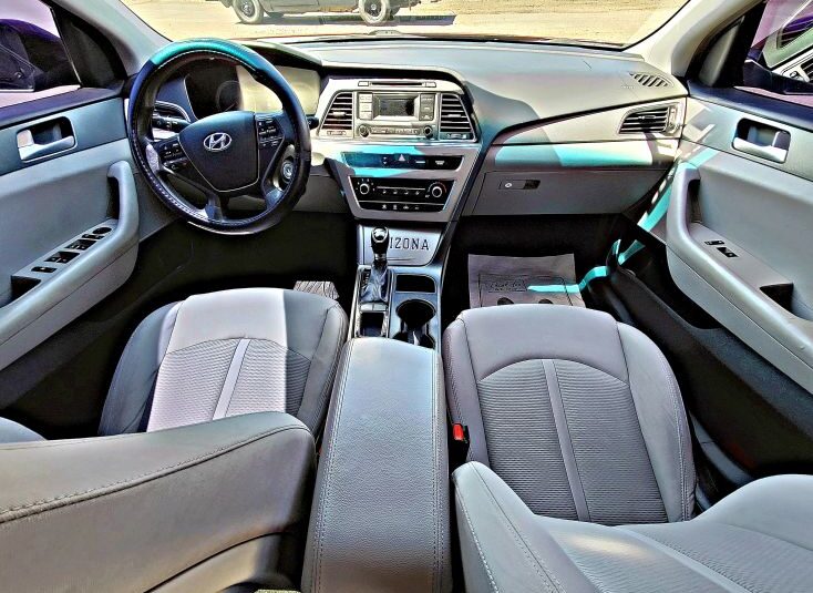 HYUNDAI SONATA SE 2015 ROJO