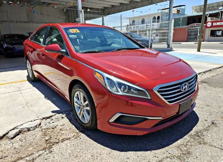 HYUNDAI SONATA SE 2017 ROJO