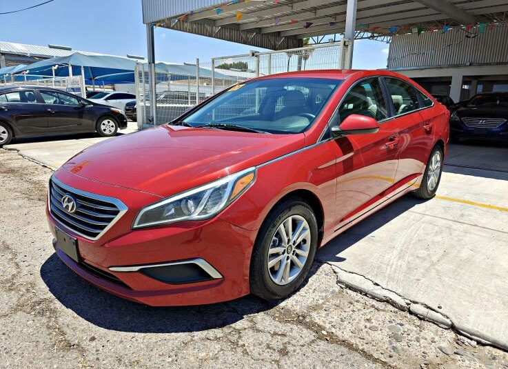 HYUNDAI SONATA SE 2017 ROJO