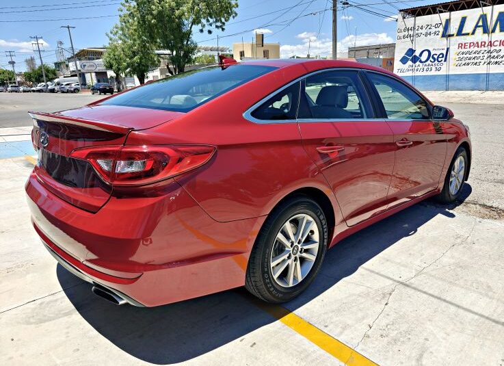 HYUNDAI SONATA SE 2017 ROJO