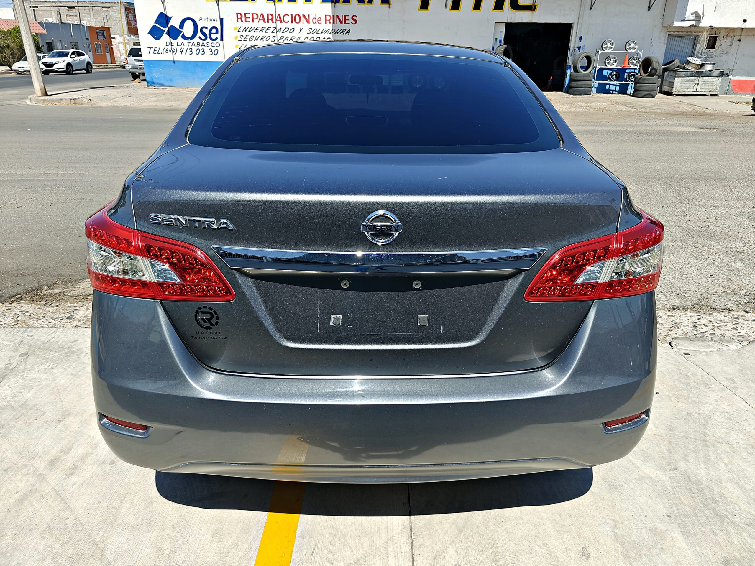 NISSAN SENTRA SV 2015 GRIS
