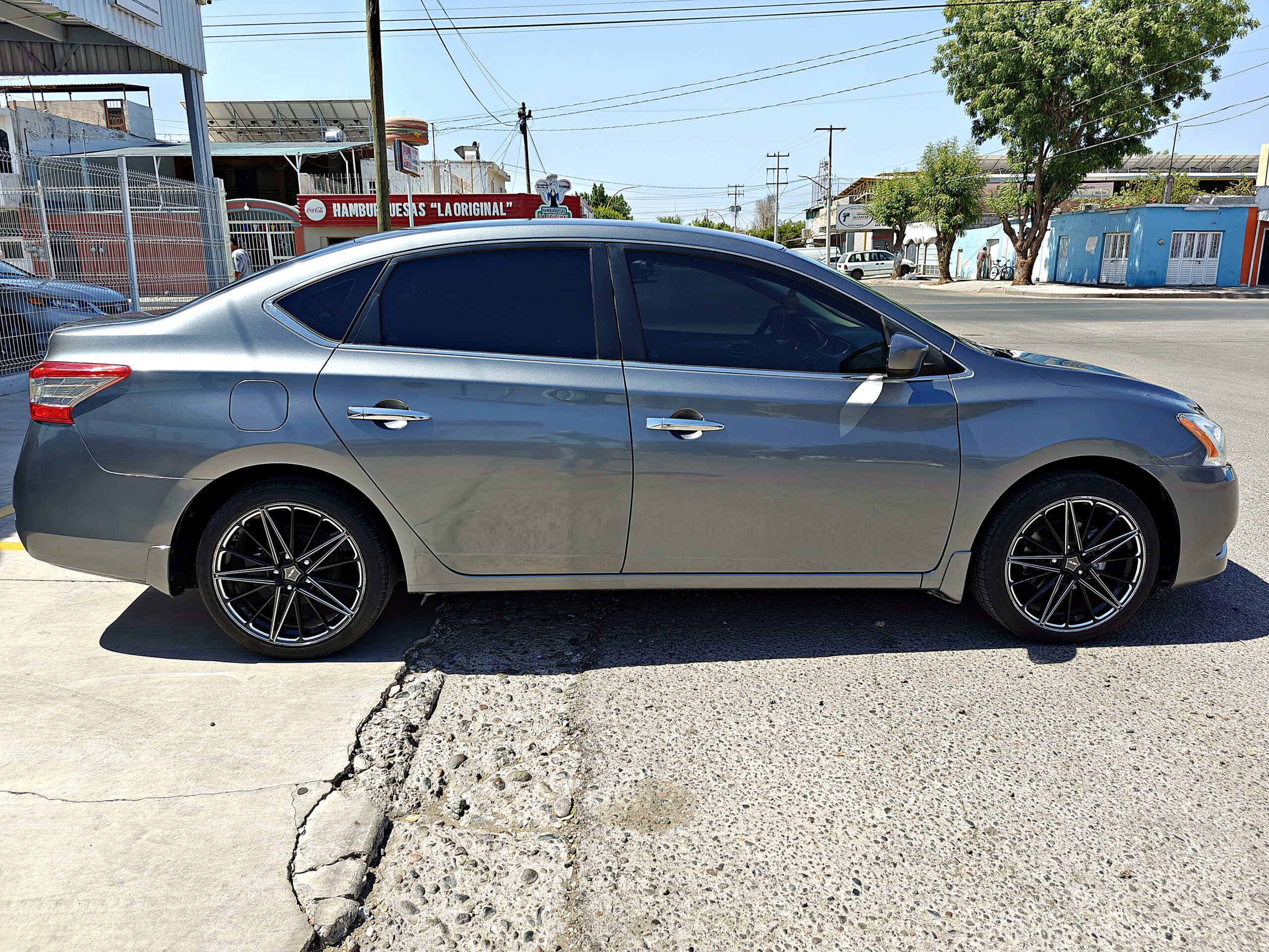 NISSAN SENTRA SV 2015 GRIS