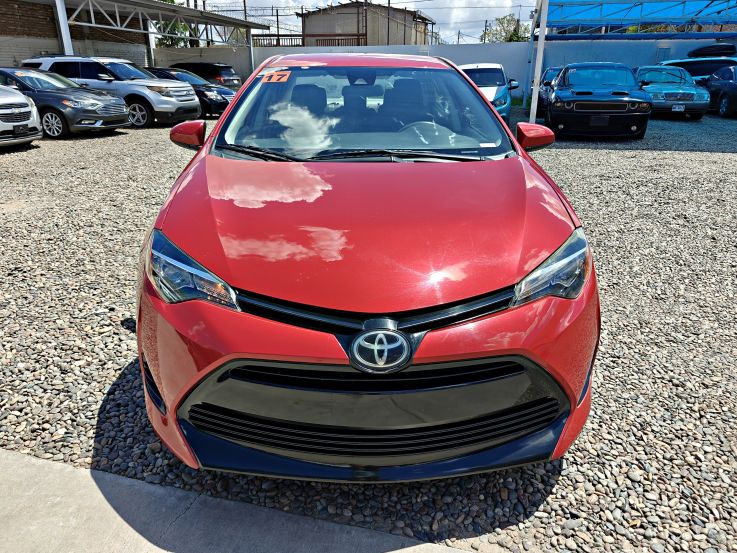 TOYOTA COROLLA LE 2017 ROJO