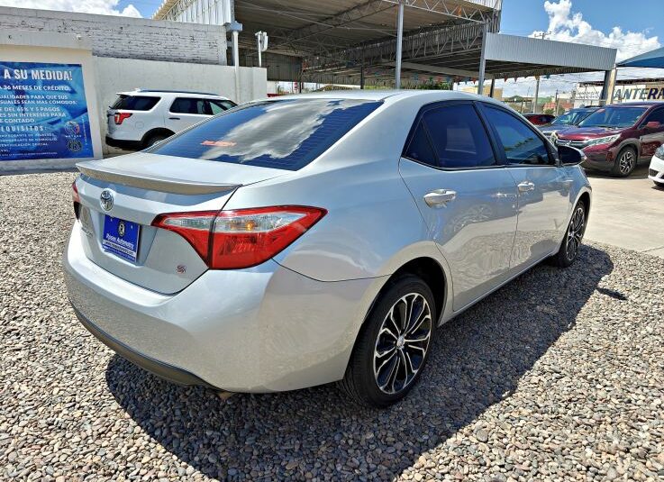 TOYOTA COROLLA S 2016 PLATA
