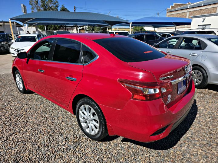 NISSAN SENTRA SV 2018 ROJO