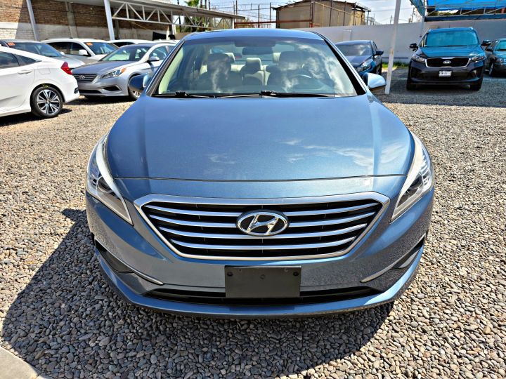 HYUNDAI SONATA SE 2017 AZUL VERDE
