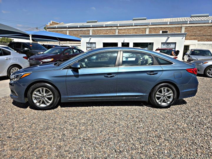 HYUNDAI SONATA SE 2017 AZUL VERDE